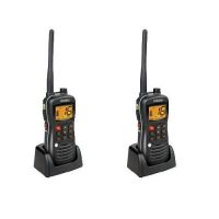 2 X UNIDEN MHS127 SUBMERSIBLE / WATERPROOF 5W VHF MARINE RADIO T